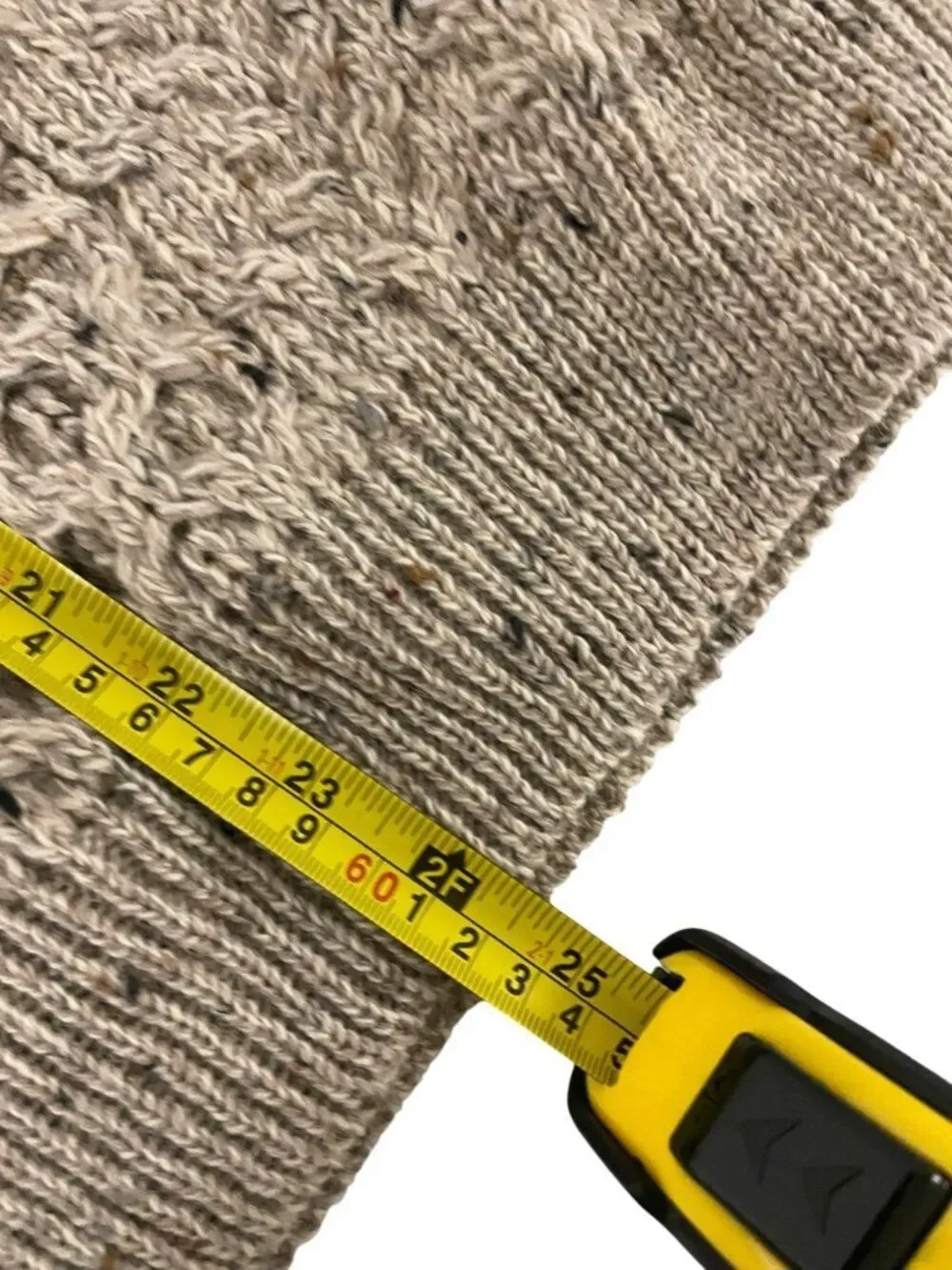 Connemara Knitwear Aran Sweater Small Beige Irish Fisherman Cable Knit Wool NWT
